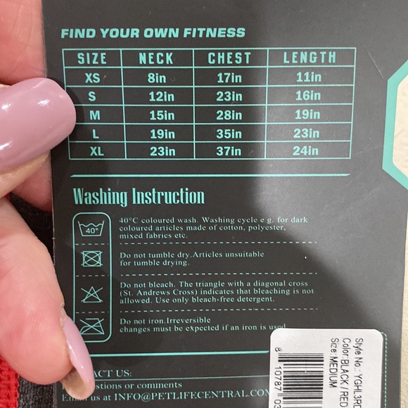 Pet life Dog/Cat full body Performance Suit. Size Medium - Picture 4 of 11